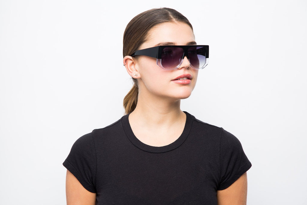 Hadid Eyewear | Frequent Flyer Sunglasses | Black & Crystal - Hadid Eyewear