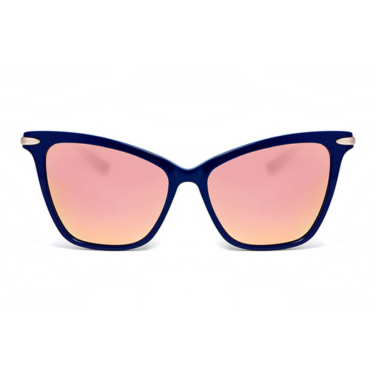 Jetsetter Sunglasses | Navy & Rose Gold