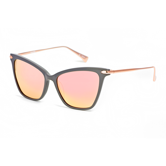 Jetsetter Sunglasses | Grey & Rose Gold