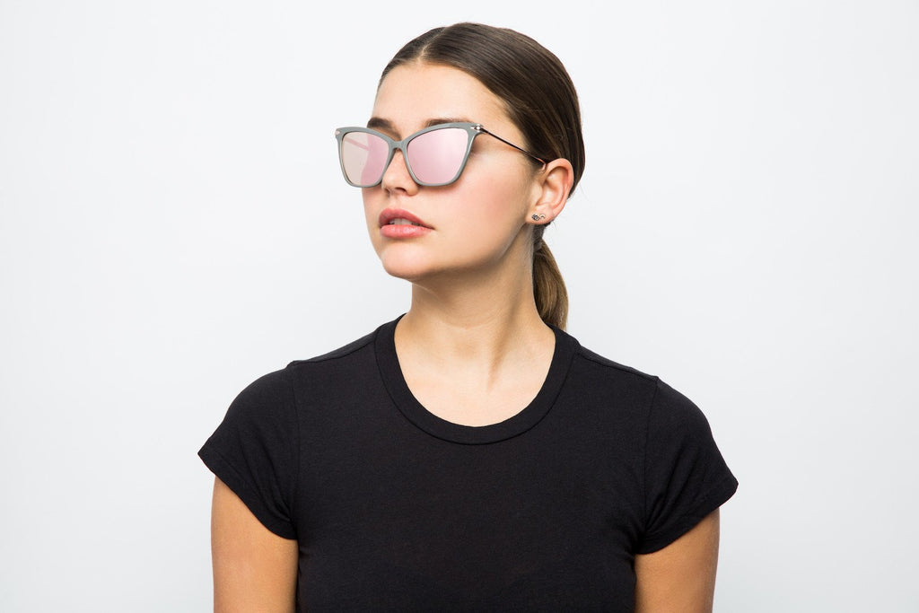 Hadid Eyewear | Jetsetter Sunglasses | Grey & Rose Gold - Hadid Eyewear